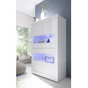 Vaisselier-vitrine 4 portes BERGAME