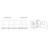 Bahut-buffet design 181 cm DAMIEN CHENE