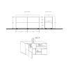 Meuble TV design 121 cm DAMIEN CHENE