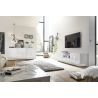 Meuble TV 2 portes - 1 tiroir VENEZIA BLANC 181 cm