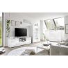 Vitrine 2 portes CARO BLANC 121 cm