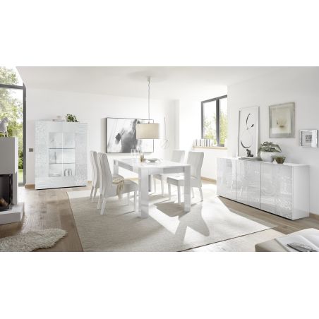 Table CARO BLANC 180/90 cm