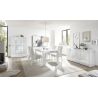 Table CARO BLANC 180/90 cm