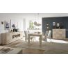 Buffet 2 portes - 4 tiroirs CARO CHENE 241 cm