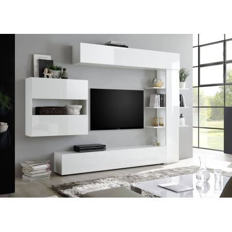 Ensemble meuble TV design SIROCCO 285 x 187 cm