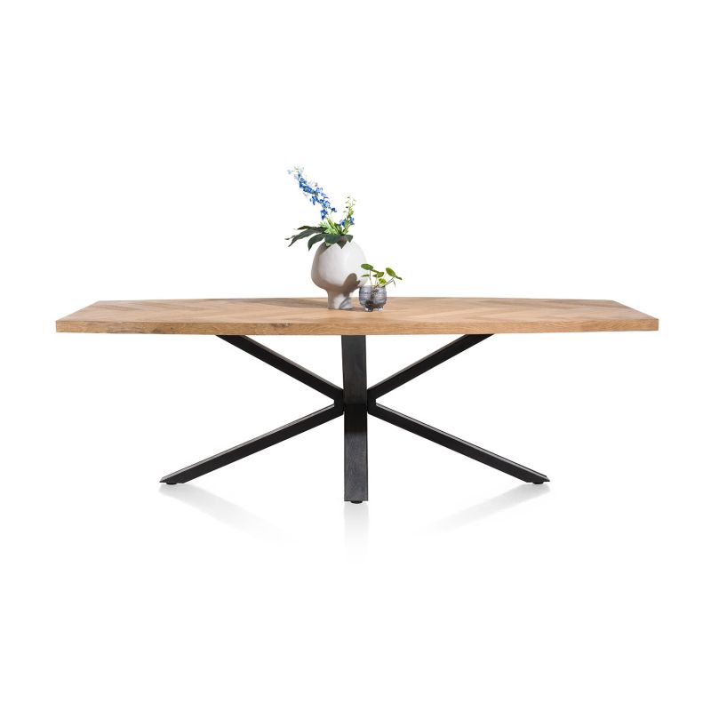 Metaluxe, table ovale 240 x 110 cm. 3 finitions - Henders and Hazel