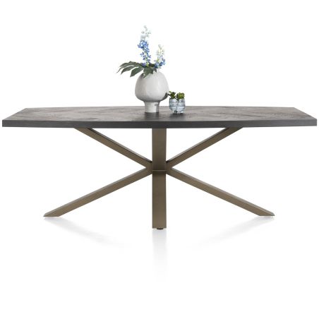 Metaluxe, table ovale 240 x 110 cm. 3 finitions - Henders and Hazel