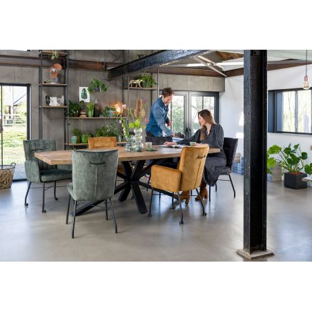 Metaluxe, table ovale 240 x 110 cm. 3 finitions - Henders and Hazel
