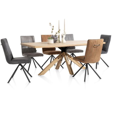 Table Jardino 230 x 105 cm - pied central - Henders&Hazel