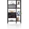 Ridgefield, roomdivider 120 cm. - 2-portes en verre + 4-portes + 6-niches - Henders and Hazel