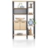 Ridgefield, roomdivider 120 cm. - 2-portes en verre + 4-portes + 6-niches - Henders and Hazel