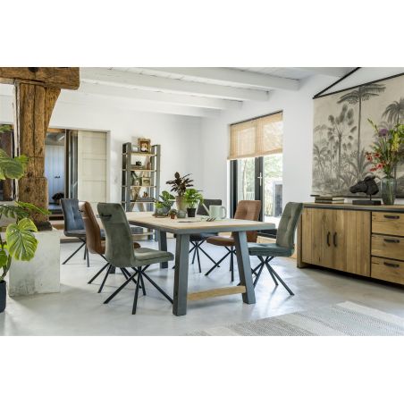 Farmland, table extensible 190 (+ 60) x 100 cm