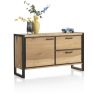 Metalo, buffet 140 cm - 1-porte + 2-tiroirs - Henders&Hazel