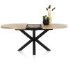 Metalox, table extensible ronde 150 (+40) x 130 cm - Henders and Hazel