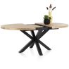 Metalox, table extensible ronde 150 (+40) x 130 cm - Henders and Hazel