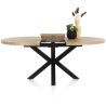 Metalox, table extensible ronde 150 (+40) x 130 cm - Henders and Hazel