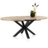Metalox, table extensible ronde 150 (+40) x 130 cm - Henders and Hazel