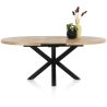 Metalox, table extensible ronde 150 (+40) x 130 cm - Henders and Hazel