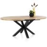 Metalox, table extensible ronde 150 (+40) x 130 cm - Henders and Hazel