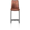 Mischa, chaise de bar - pieds traineau rond + poignee - tissu Karese - Henders and Hazel