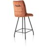 Mischa, chaise de bar - 4-pieds + poignee - tissu Karese - Henders and Hazel