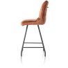 Mischa, chaise de bar - 4-pieds + poignee - tissu Karese - Henders and Hazel