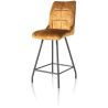 Mischa, chaise de bar - 4-pieds + poignee - tissu Karese - Henders and Hazel