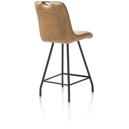 Michiel, chaise de bar - 4-pieds + poignee - tissu Pala - Henders and Hazel