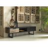 Avalon, meuble tv 160 cm. - 2-tiroirs + 1-niche - Henders&Hazel