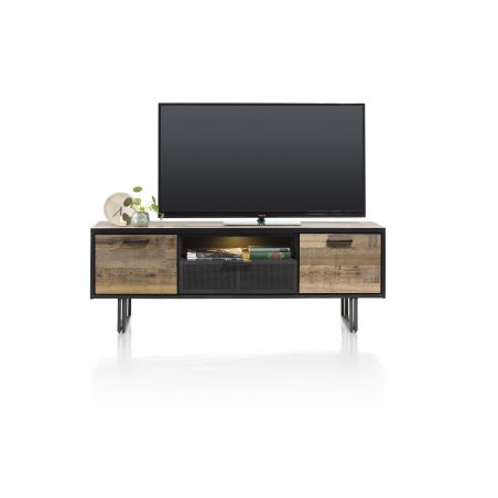 Avalon, lowboard 180 cm. - 2-portes + 1-tiroir + 1-niche (+ LED) - Henders&Hazel