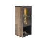 Avalon, element a poser ou a suspendre 45 cm. - 1-porte en verre +1-niche (+ LED) - Henders&Hazel