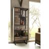 Avalon, bibliotheque 80 cm. - 1-porte + 1-tiroir + 5-niches - Henders&Hazel