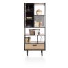 Avalon, bibliotheque 80 cm. - 1-porte + 1-tiroir + 5-niches - Henders&Hazel