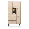 Livada, armoire 110 cm. - 4-portes + 1-tiroir + 2-niches - Henders&Hazel