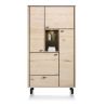 Livada, armoire 110 cm. - 4-portes + 1-tiroir + 2-niches - Henders&Hazel