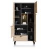 Livada, armoire 110 cm. - 4-portes + 1-tiroir + 2-niches - Henders&Hazel