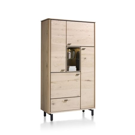Livada, armoire 110 cm. - 4-portes + 1-tiroir + 2-niches - Henders&Hazel