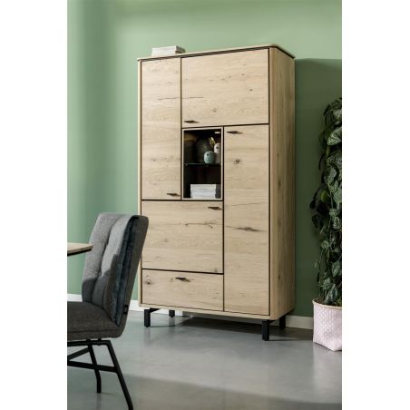 Livada, armoire 110 cm. - 4-portes + 1-tiroir + 2-niches - Henders&Hazel