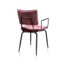 Manou, fauteuil - off black - tissu Karese - Henders and Hazel 