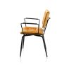Manou, fauteuil - off black - tissu Karese - Henders and Hazel 