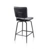 Manou, chaise de bar - off black - tissu Karese - Henders and Hazel