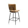 Manou, chaise de bar - off black - tissu Karese - Henders and Hazel