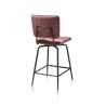 Manou, chaise de bar - off black - tissu Karese - Henders and Hazel
