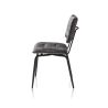 Manou, chaise - off black - tissu Karese - Henders and Hazel