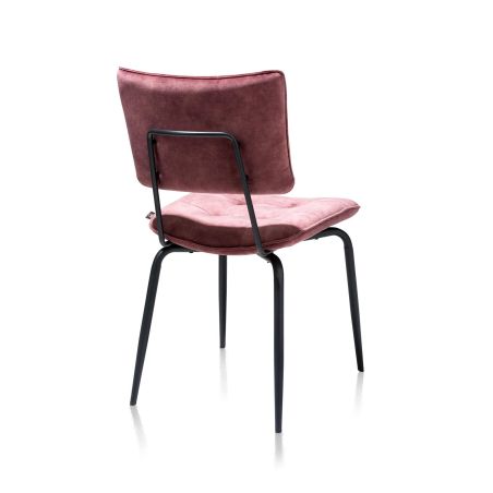 Manou, chaise - off black - tissu Karese - Henders and Hazel