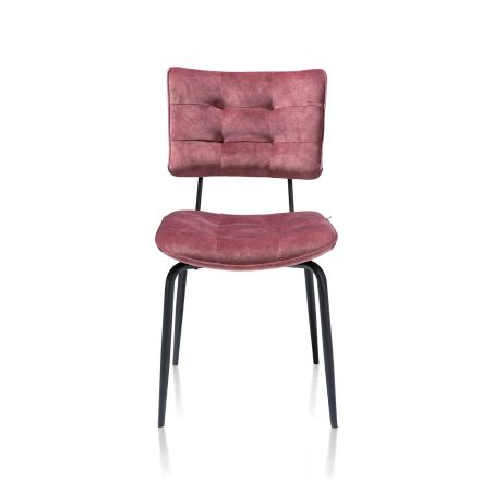 Manou, chaise - off black - tissu Karese - Henders and Hazel