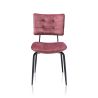 Manou, chaise - off black - tissu Karese - Henders and Hazel