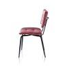 Manou, chaise - off black - tissu Karese - Henders and Hazel