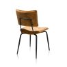 Manou, chaise - off black - tissu Karese - Henders and Hazel