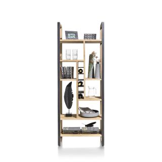 Metalo, roomdivider 75 cm. - 8-niches + 6-ranges bouteilles - Henders&Hazel
